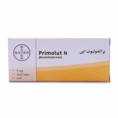 Primolut-N 5mg tab Primolut-N 5mg tab x2 Satchet
