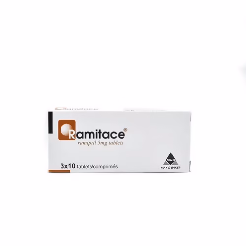 RAMITACE(RAMIPRIL) 5MG TAB RAMITACE(RAMIPRIL) 5MG TAB x3 sachets