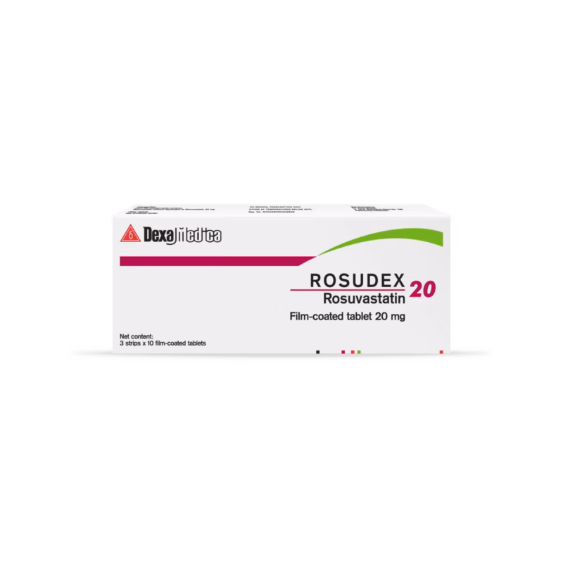 ROSUDEX 20MG(ROSUVASTATIN) X3 SATCHETS