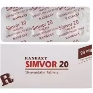 SIMVOR 20MG x1 Pack