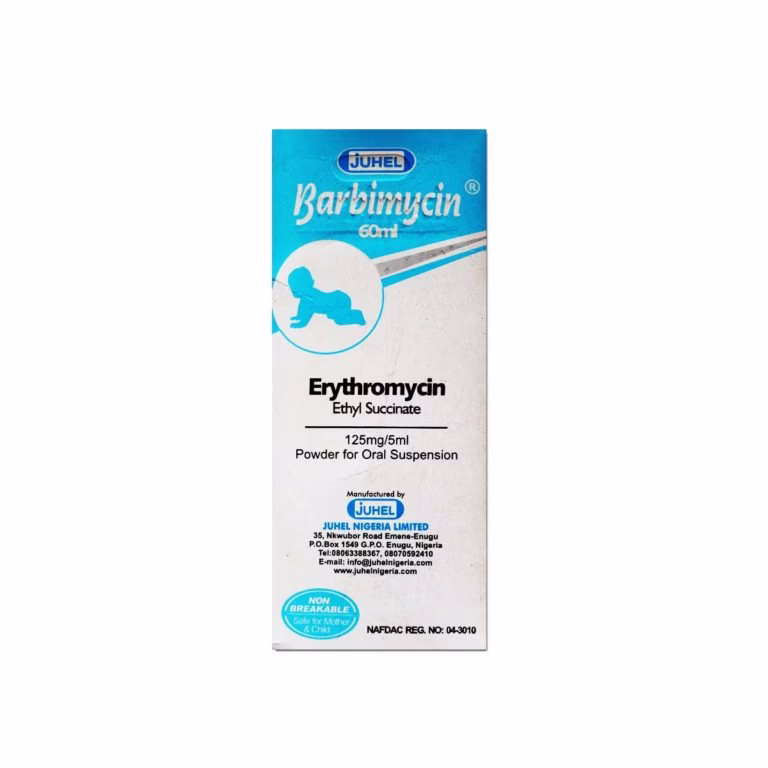 Barbimycin 125mg/5ml x2 bottles